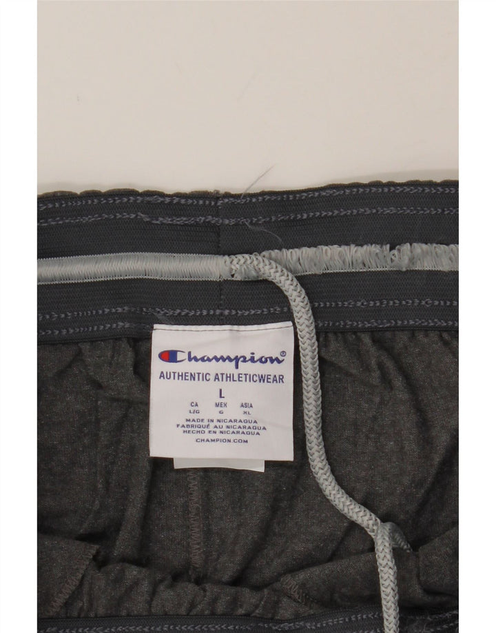 CHAMPION Mens Tracksuit Trousers Large  Grey Cotton Vintage Champion and Second-Hand Champion from Messina Hembry 