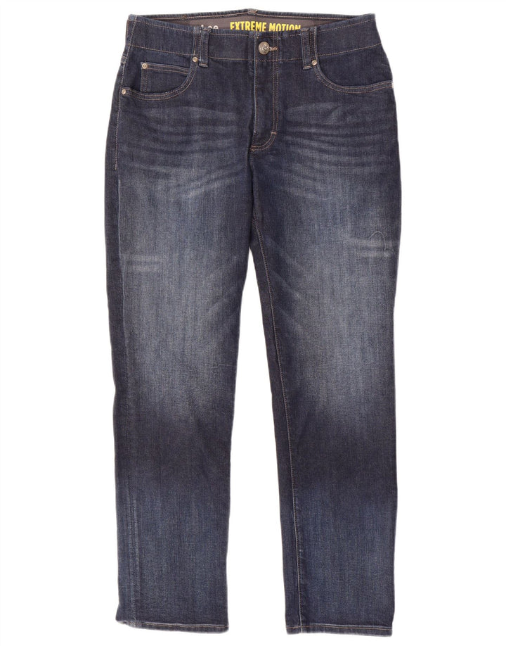 LEE Mens Straight Jeans W32 L30 Blue Cotton