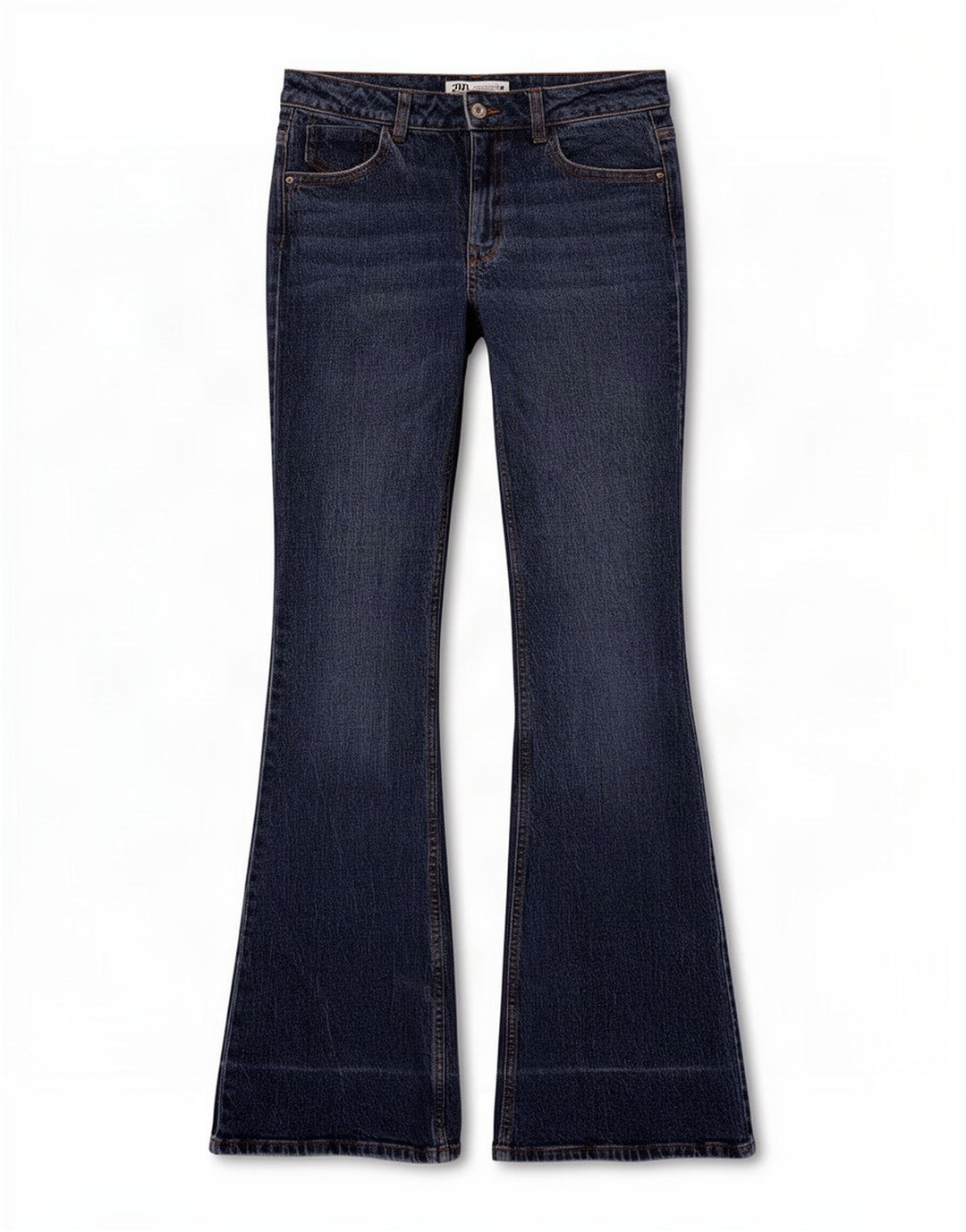 Женские расклешенные джинсы Zara EU 34 2XS W24 L34 синие