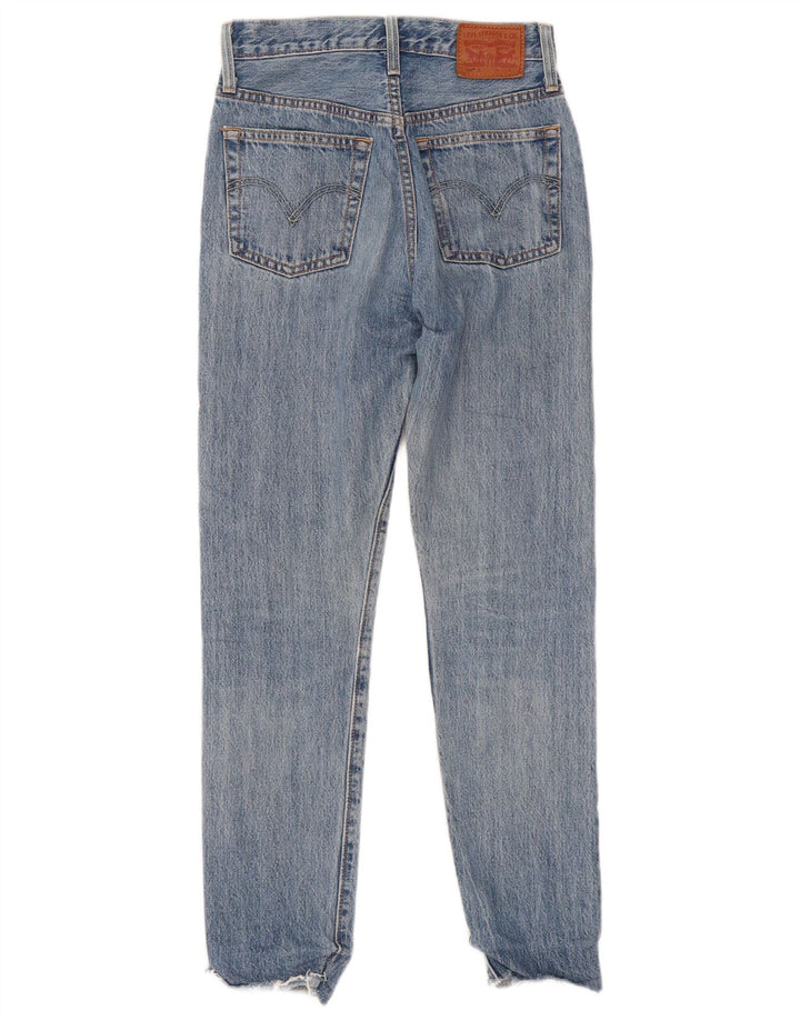 Женские прямые джинсы Levi's 501 W23 L27 синие, хлопок