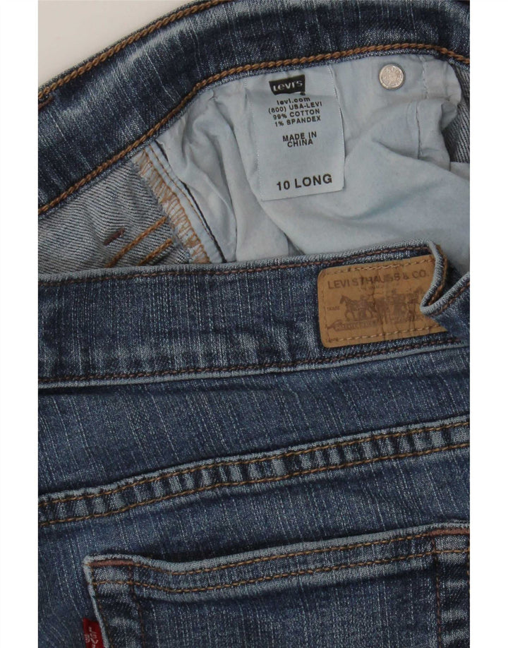 Женские джинсы Levi's 515 Bootcut, размер США 10, большие размеры W30 L33, синий хлопок