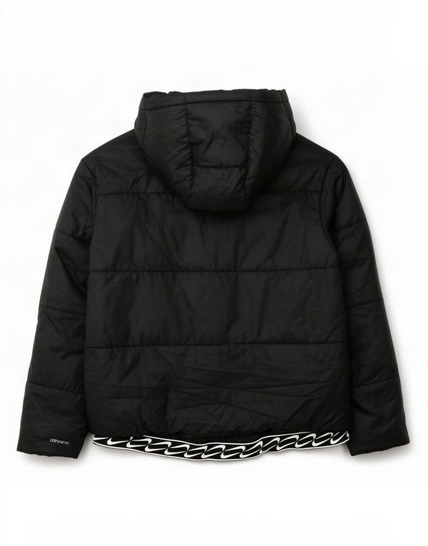 Женская утепленная куртка с капюшоном и графикой Nike Therma-Fit UK 18 XL, черная