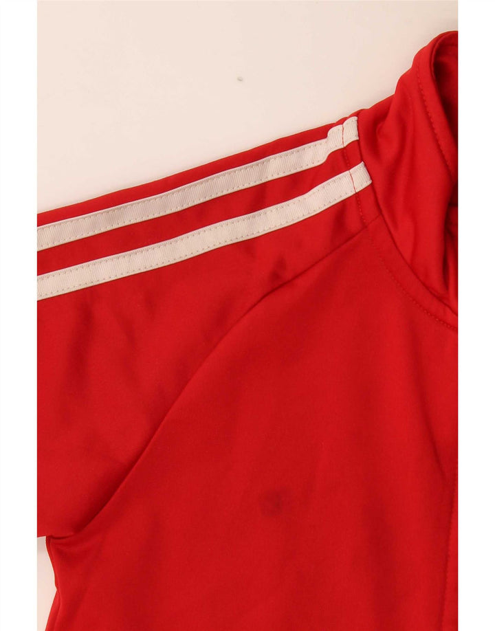 Спортивный костюм Adidas для мальчиков 6-7 лет Красный с цветными блоками