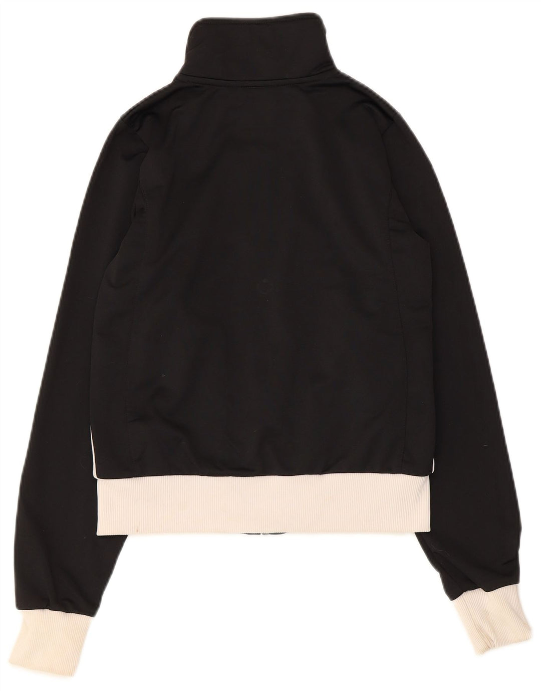 Женская укороченная спортивная куртка Nike UK 8/10, маленькая черная с цветными блоками