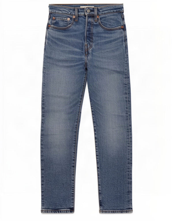 Женские прямые джинсы Levi's на танкетке W25 L27, синий хлопок