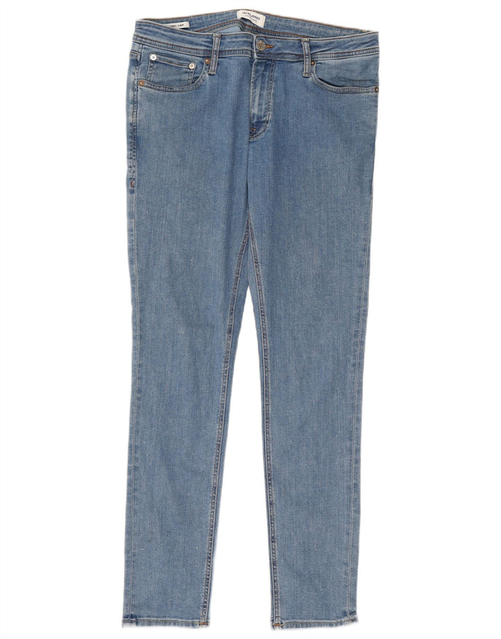 Мужские джинсы скинни JACK & JONES Liam W34 L32 синие
