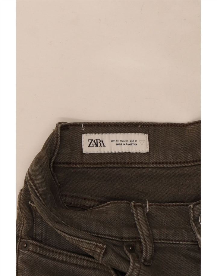 Мужские зауженные джинсы Zara EU 40 Medium W31 L31 Коричневые