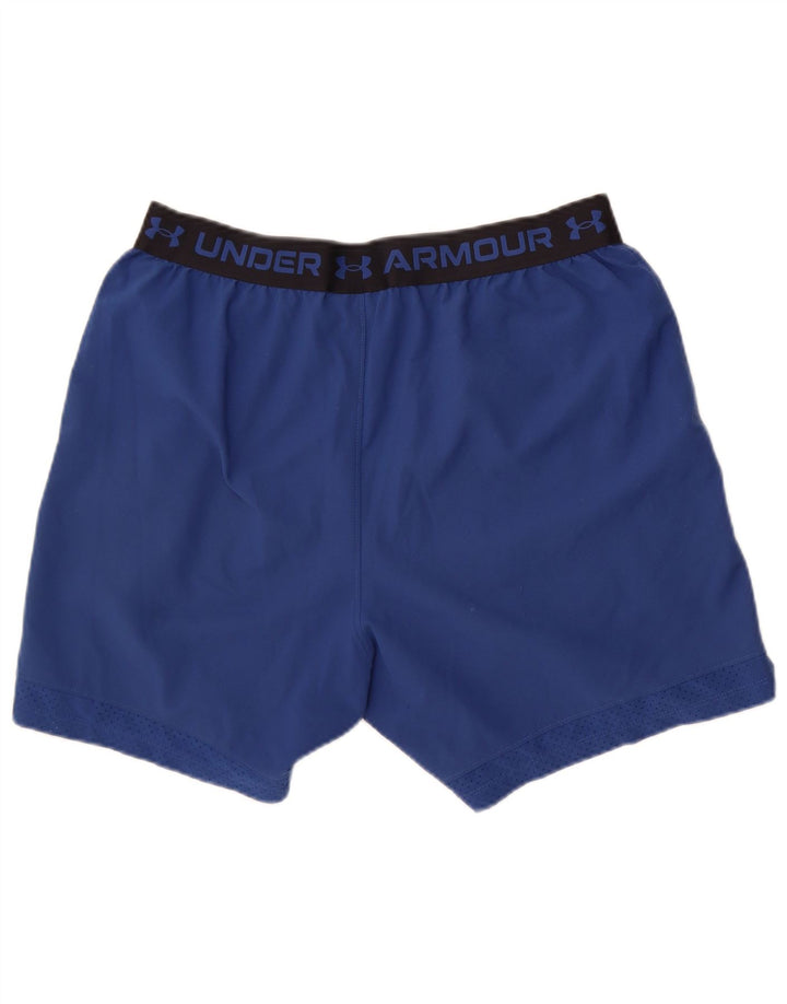 Мужские спортивные шорты с рисунком Under Armour XL, синие, полиэстер