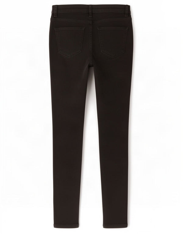 Женские узкие повседневные брюки Zara EU 36 XS W26 L26, черный хлопок