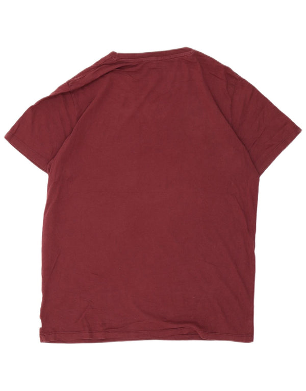 Мужская футболка Jack & Jones Top большого размера, бордовый хлопок