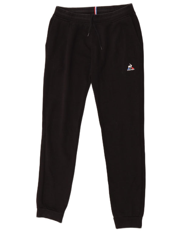 Le Coq Sportif Mens Tracksuit Trousers Joggers Medium  Black Cotton