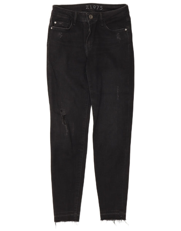 Женские джинсы скинни Zara Z1975 EU 34 2XS W24 L26, черные