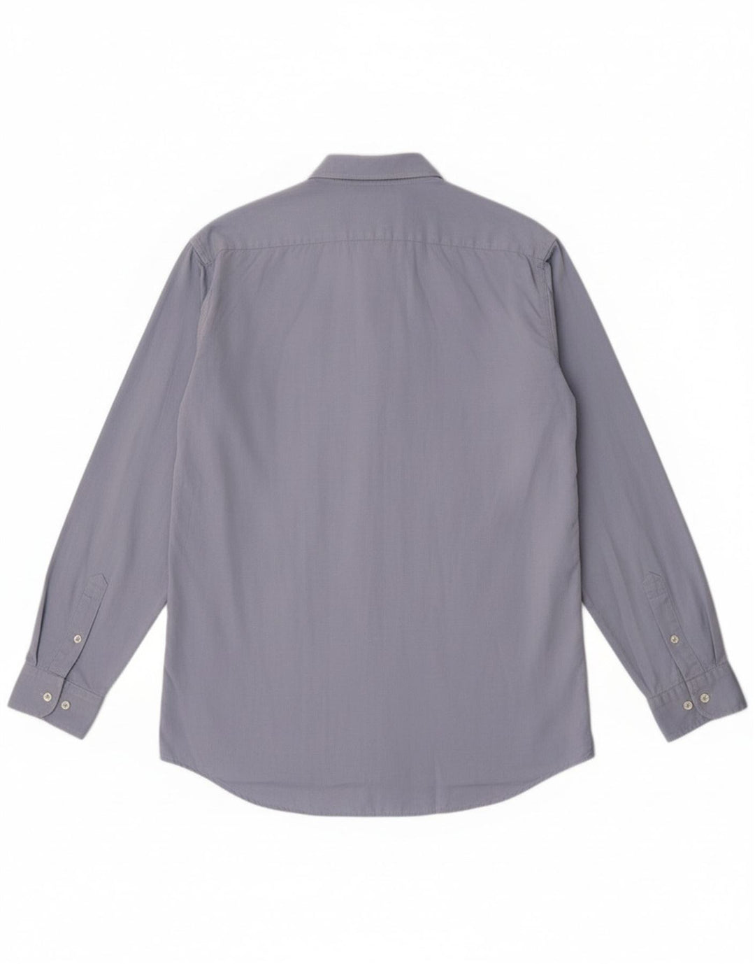 Мужская рубашка Lacoste, размер 40, средний синий хлопок, размер 40