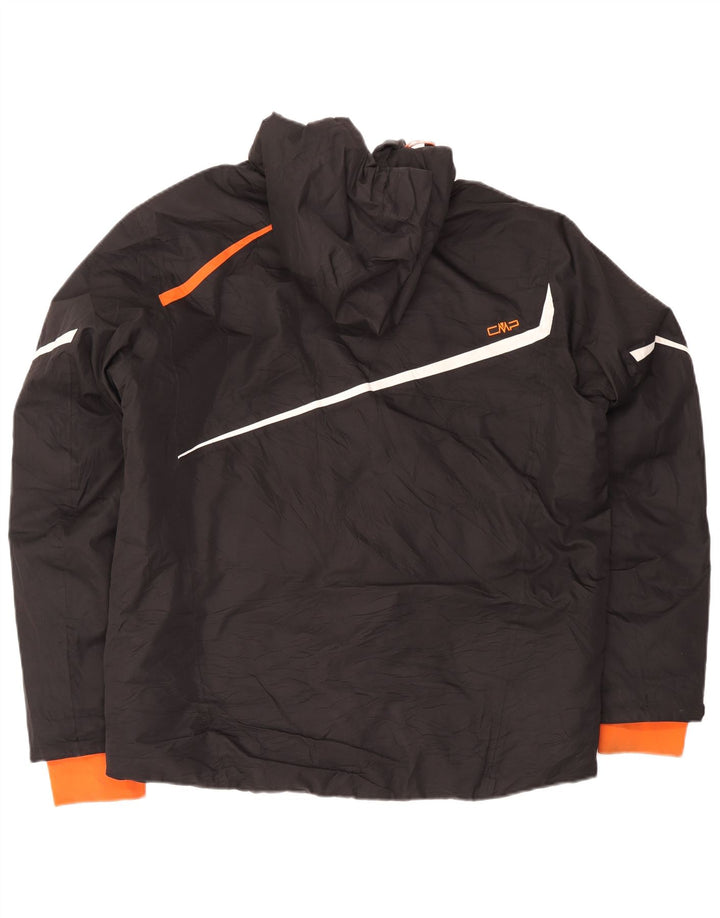 Мужская лыжная куртка CMP IT 54 2XL черная с цветными блоками, полиэстер, спортивная
