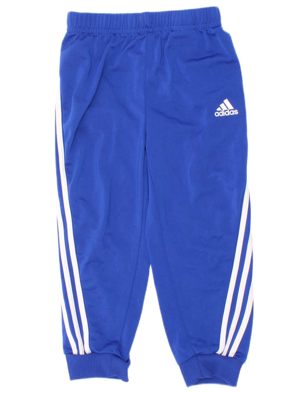 Спортивный костюм Adidas для мальчиков, брюки для бега, 2–3 года, синий полиэстер