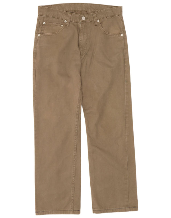Мужские прямые повседневные брюки Levi's 752 W30 L28 цвета хаки, хлопок