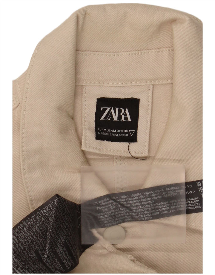 Мужская куртка Zara UK 38, средний бежевый, хлопок