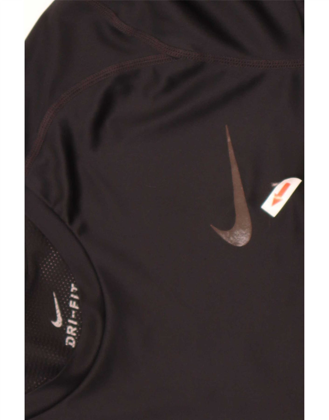 Мужская футболка Nike Dri Fit, маленький черный полиэстер