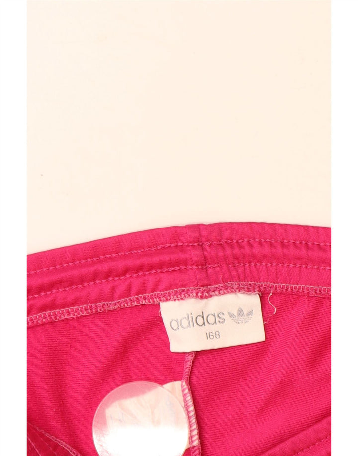 Спортивные брюки ADIDAS для девочек 14-15 лет, розовый полиэстер