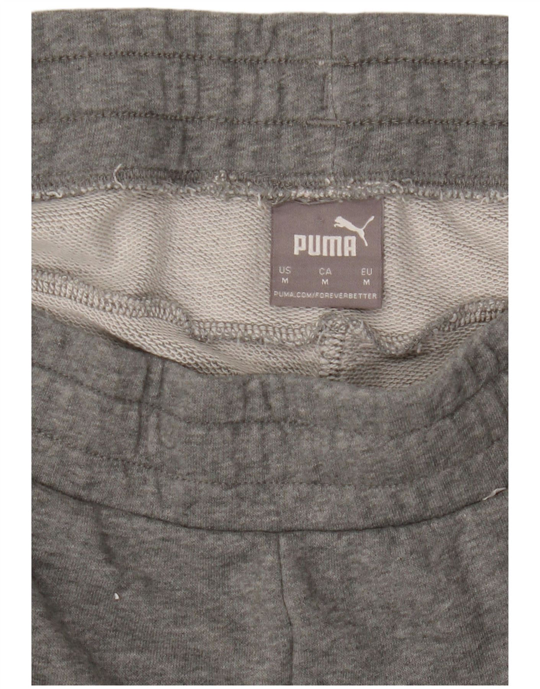 Мужские спортивные брюки Puma, джоггеры, средний серый хлопок с крапинками