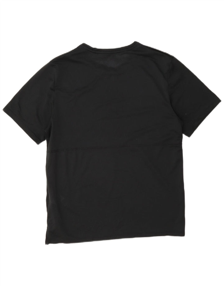 Мужская прозрачная футболка Nike Dri Fit, средний черный полиэстер