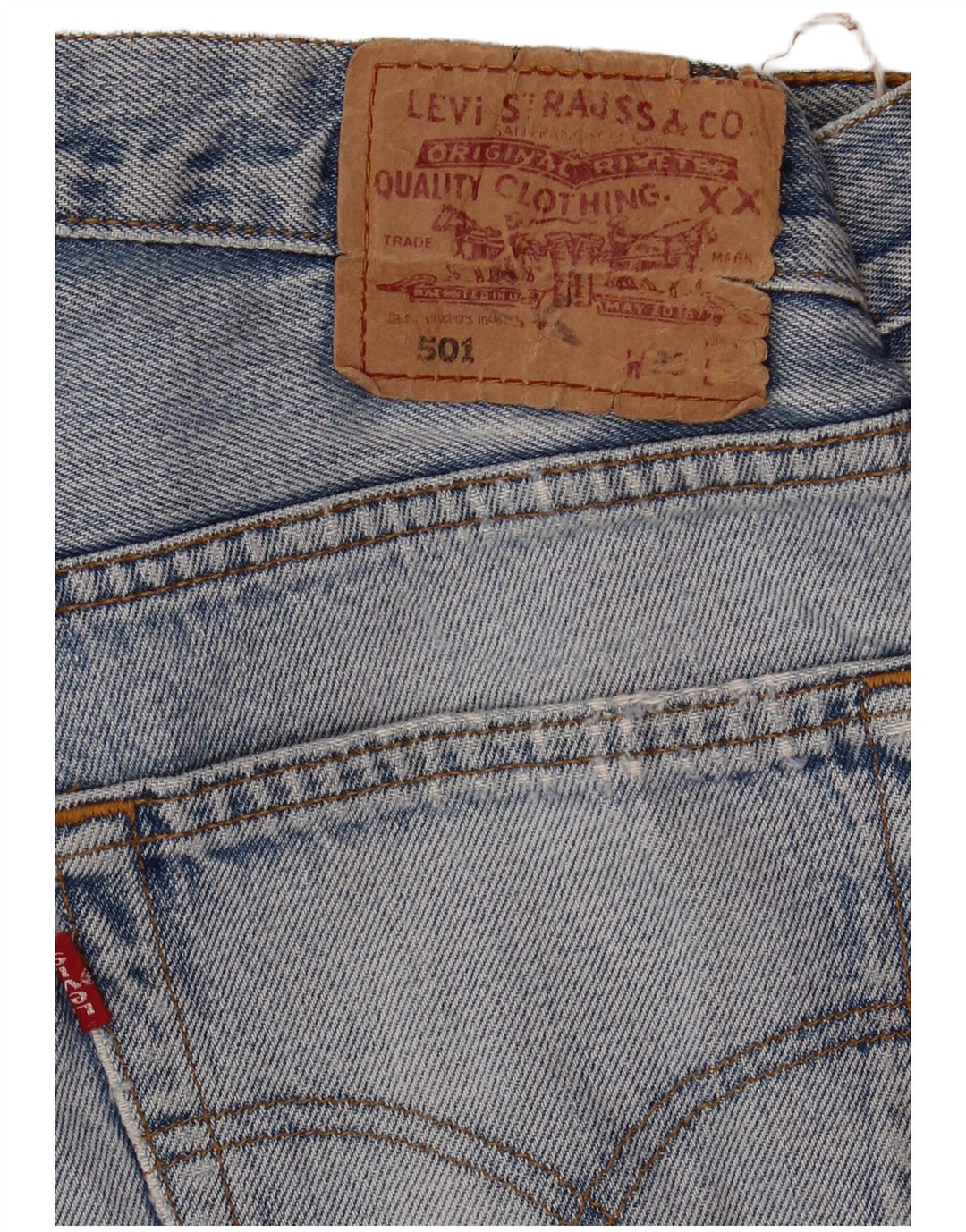 Женские джинсовые шорты Levi's 501 с высокой талией W24 XS синие