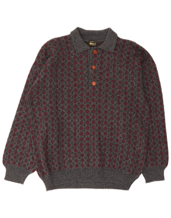 Мужской свитер Viky Tricot IT 50 Medium Grey Geometric