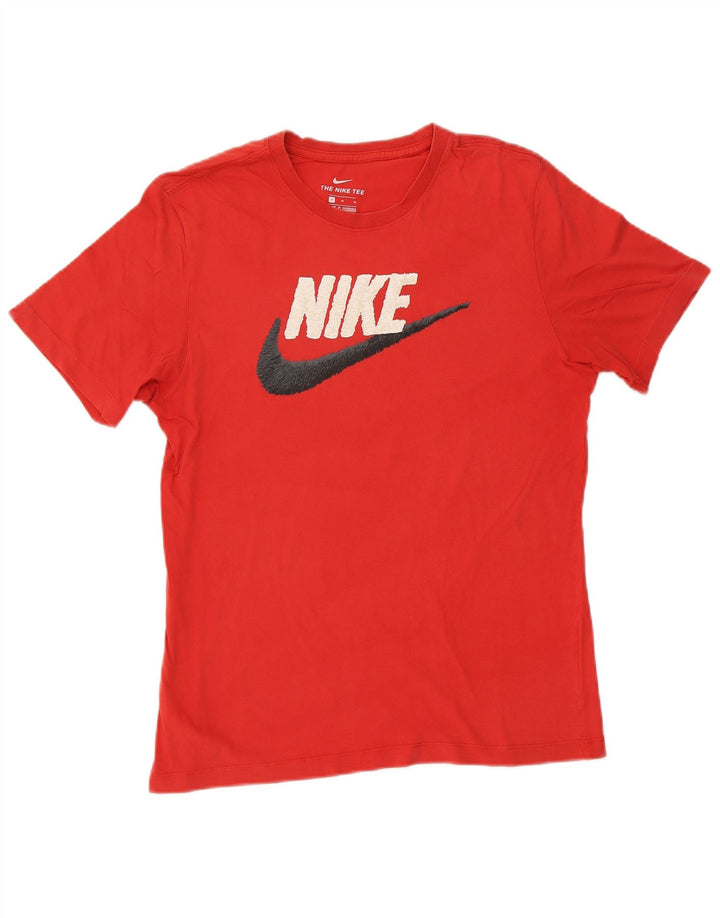 Мужская футболка с рисунком Nike, средний красный