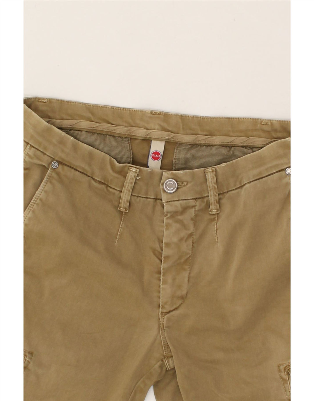 COLMAR Boys Cargo Shorts 15-16 Years W30  Beige Cotton Vintage Colmar and Second-Hand Colmar from Messina Hembry 