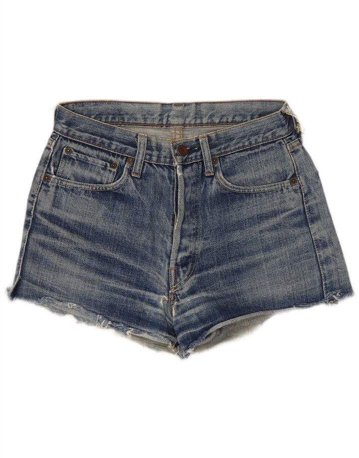 Женские джинсовые шорты Levi's W28, средние синие