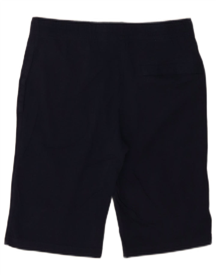 NIKE Mens Sport Shorts Small  Navy Blue Cotton