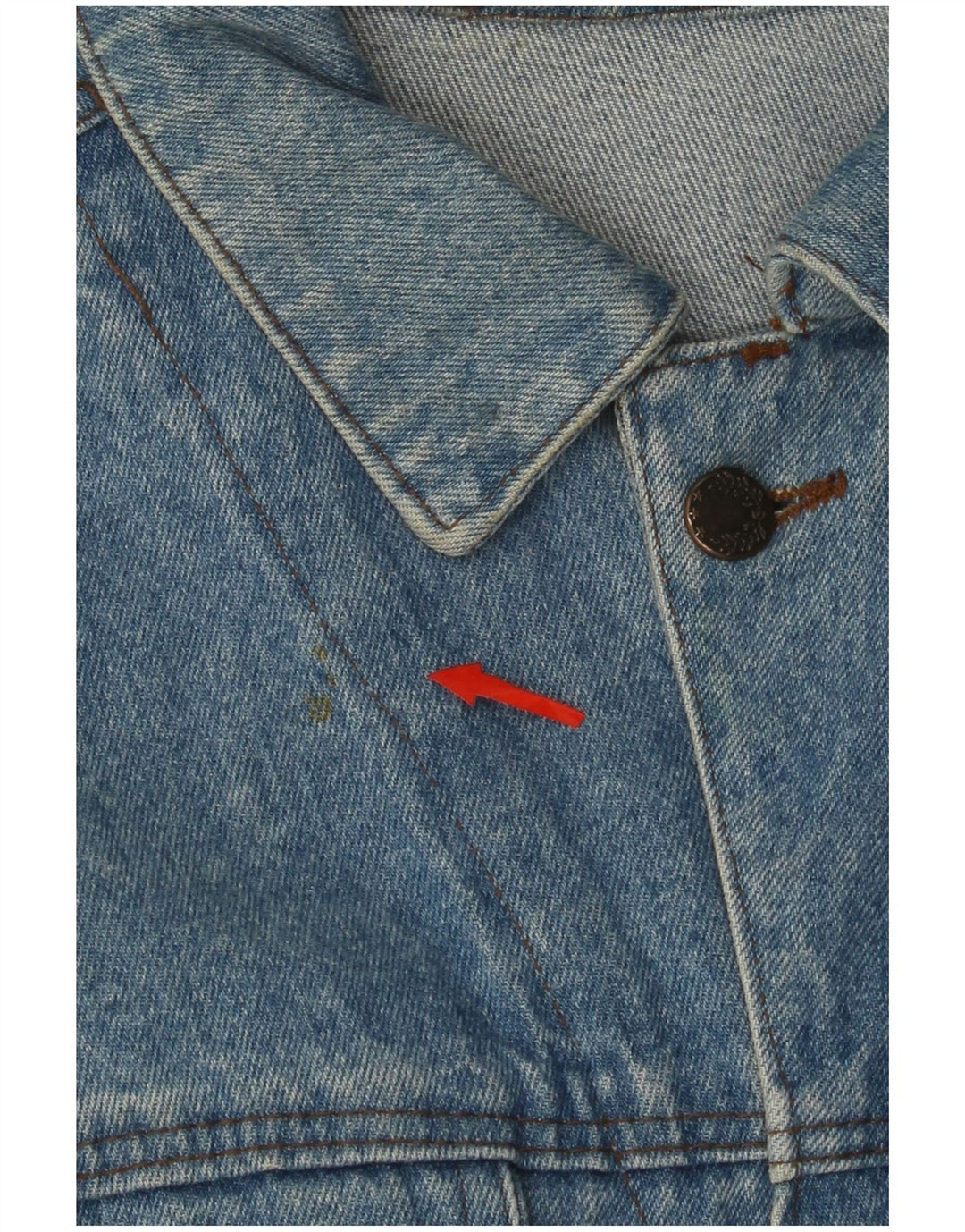 Мужская джинсовая куртка VINTAGE UK 42 XL синяя