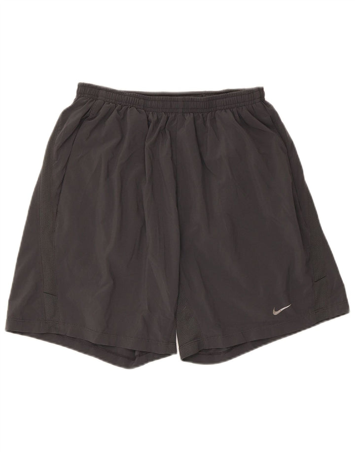 Мужские спортивные шорты Nike Dri Fit, маленькие серые