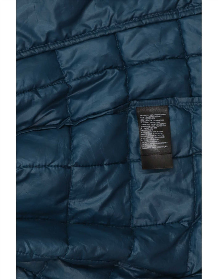 Мужская стеганая куртка The North Face UK 36, маленький синий полиэстер