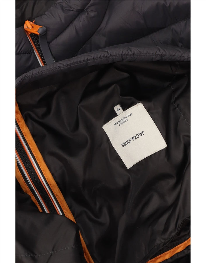 Мужская стеганая куртка JACK & JONES UK 38 средний серый