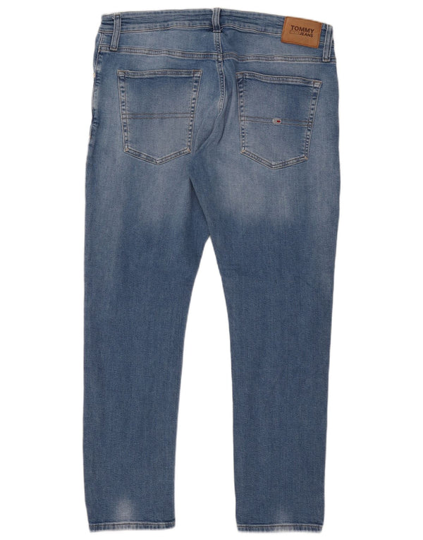 Мужские узкие джинсы Tommy Hilfiger W38 L29 синие