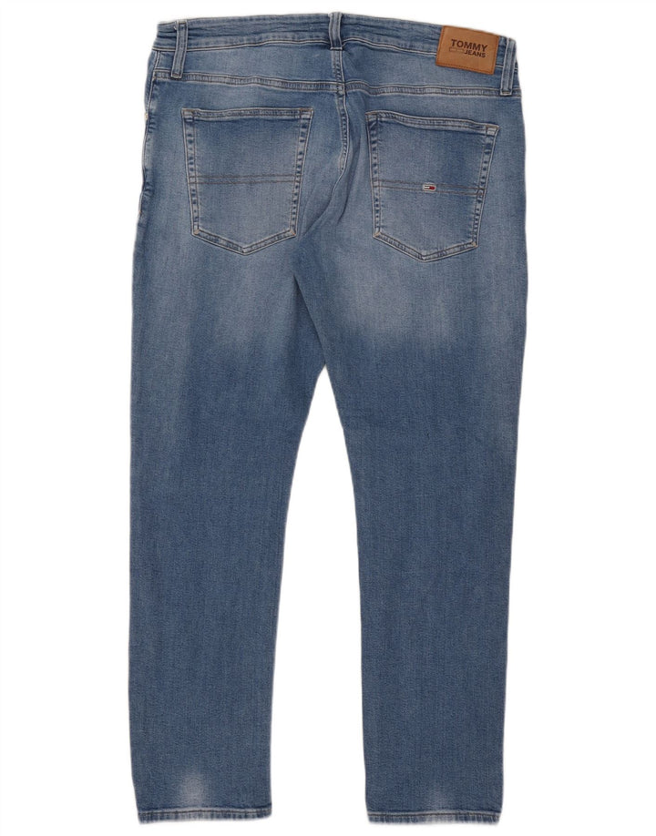 Мужские узкие джинсы Tommy Hilfiger W38 L29 синие