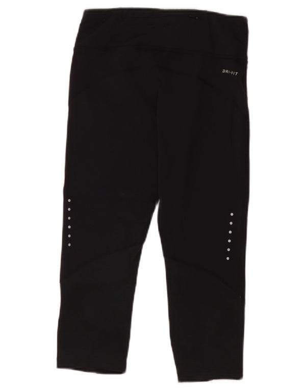 Женские леггинсы-капри Nike Dri Fit UK 6 XS, черный нейлон