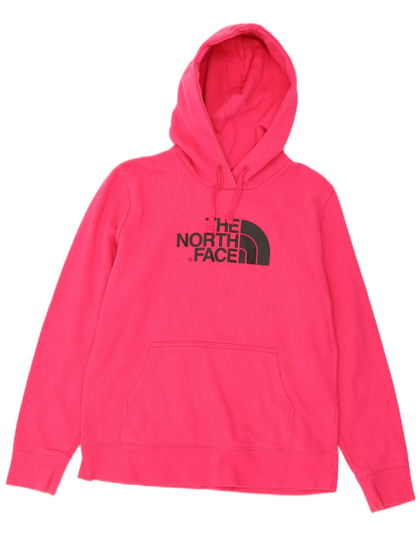 Женский джемпер с капюшоном THE NORTH FACE UK 16, большой розовый, хлопок