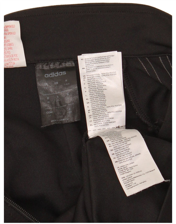 Спортивный костюм ADIDAS для мальчиков, верхняя куртка 9-10 лет, черный полиэстер