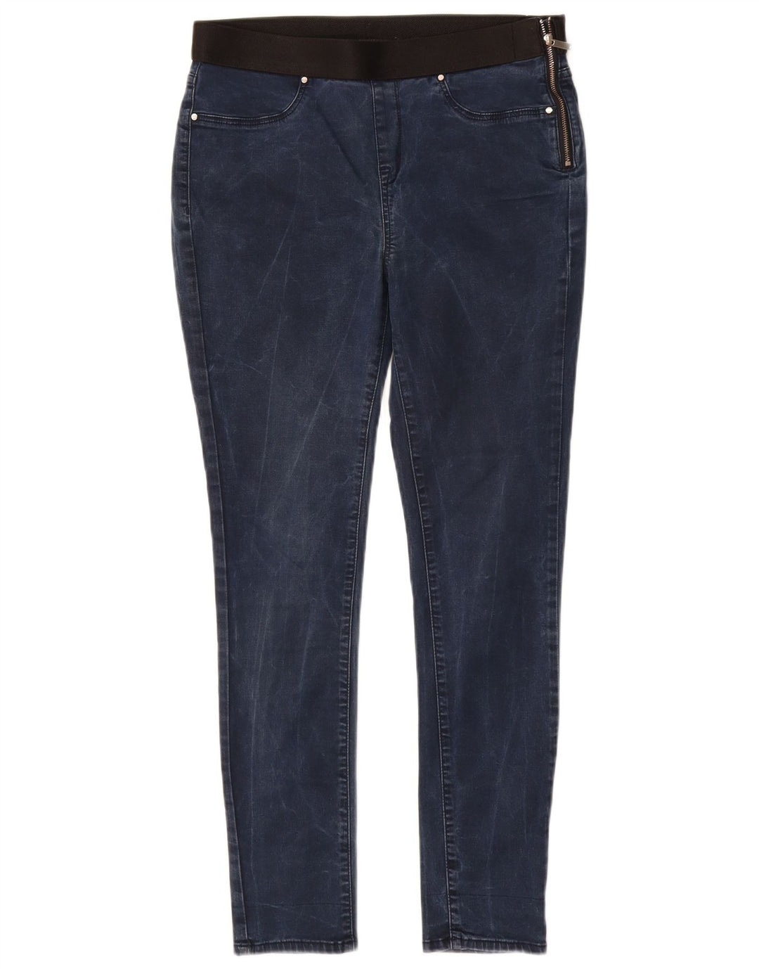 Женские джинсы-джеггинсы KAREN MILLEN UK 12, средние W28 L28, темно-синие, хлопок