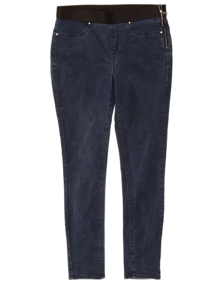 Женские джинсы-джеггинсы KAREN MILLEN UK 12, средние W28 L28, темно-синие, хлопок