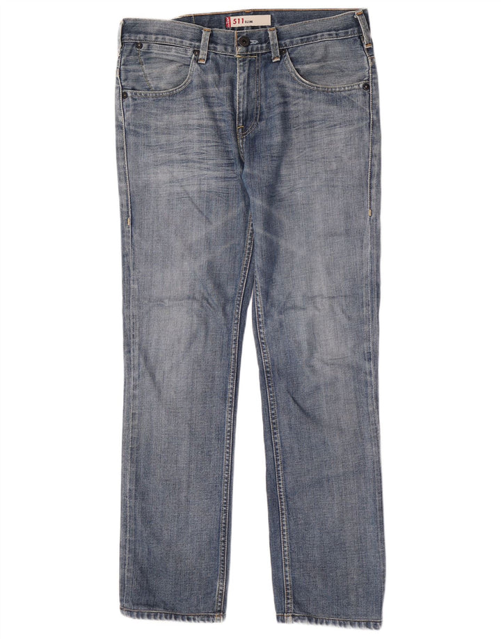 Мужские джинсы Levi's 511 Slim W33 L30 синие, хлопок