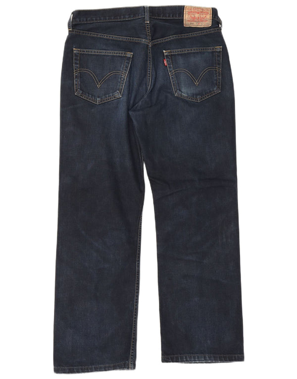 Мужские прямые джинсы Levi's 506 W36 L29 темно-синие, хлопок