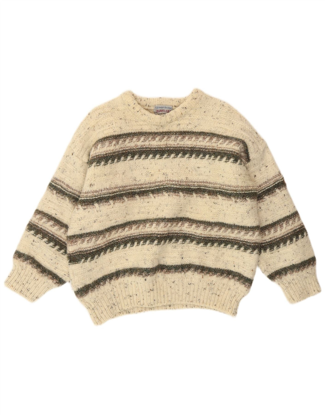 Женский джемпер с вырезом лодочкой Sergio Tacchini, Великобритания, 8, маленький, белый