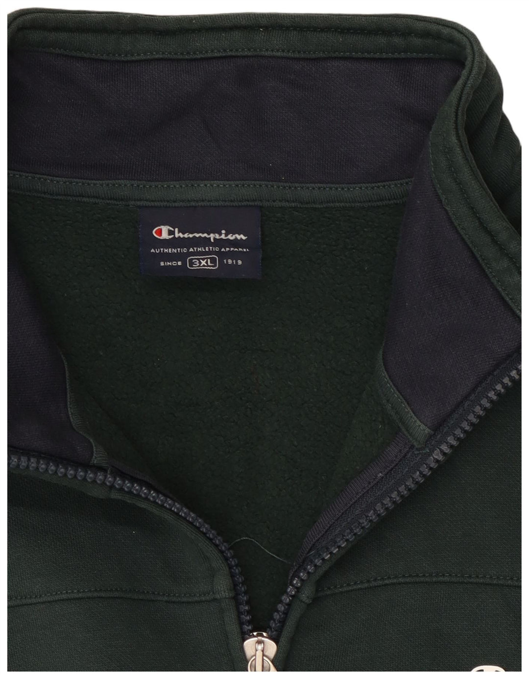 CHAMPION Womens Tracksuit Top Jacket UK 22 3XL Green Colourblock Vintage Champion and Second-Hand Champion from Messina Hembry 