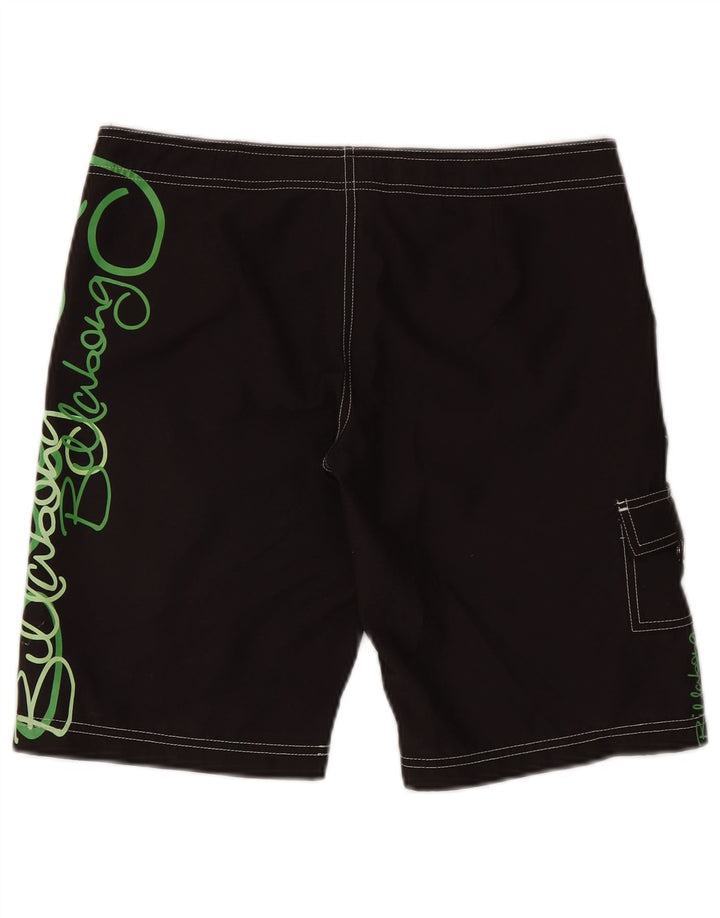Billabong Мужские шорты для плавания с рисунком, средний черный, полиэстер