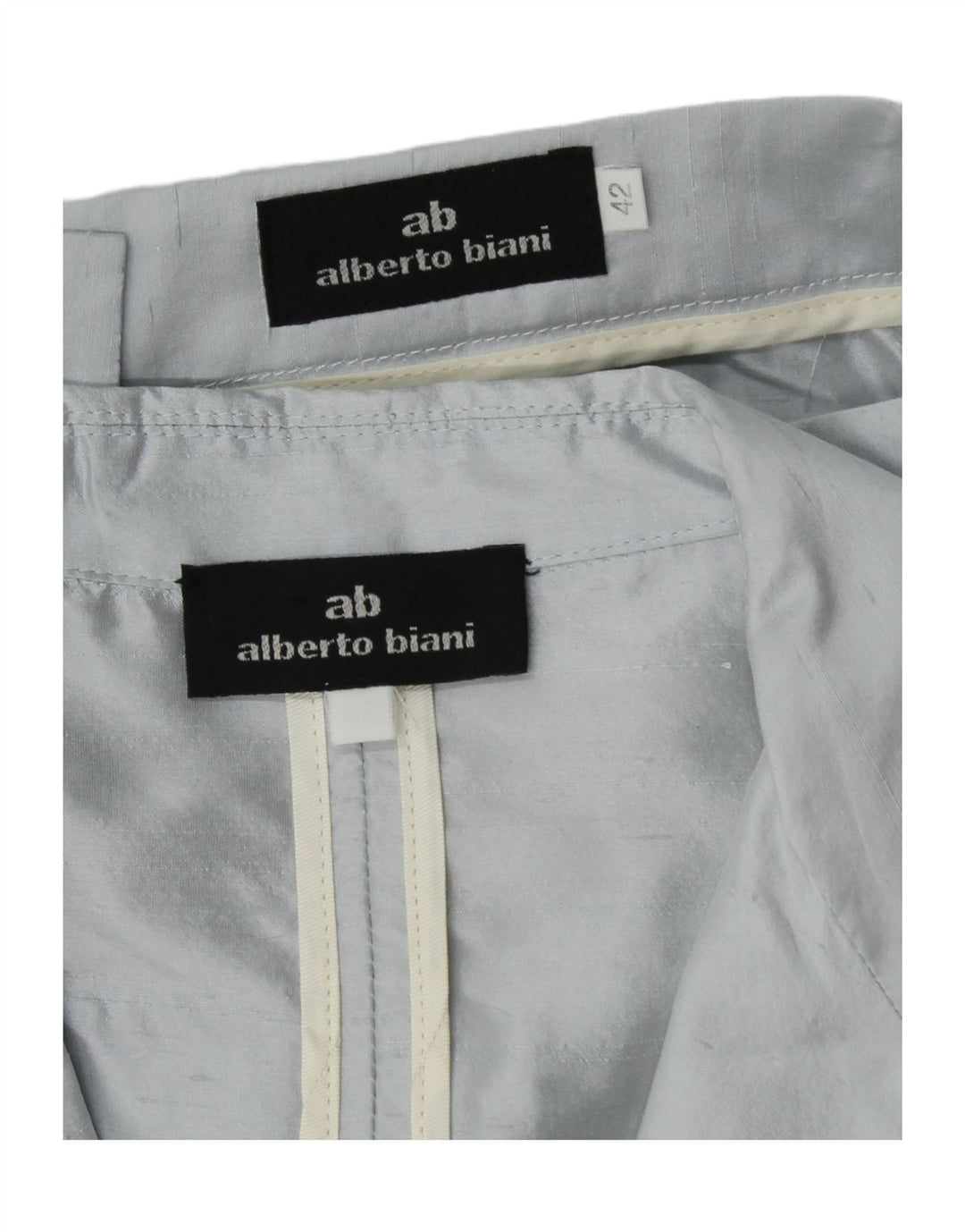 Alberto Biani Женский комплект из 2 частей юбки с 3 пуговицами IT 42 Medium W26 Синий шелк