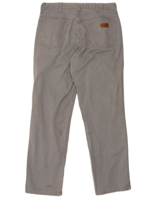 Женские прямые повседневные брюки Wrangler W32 L31, серые классические
