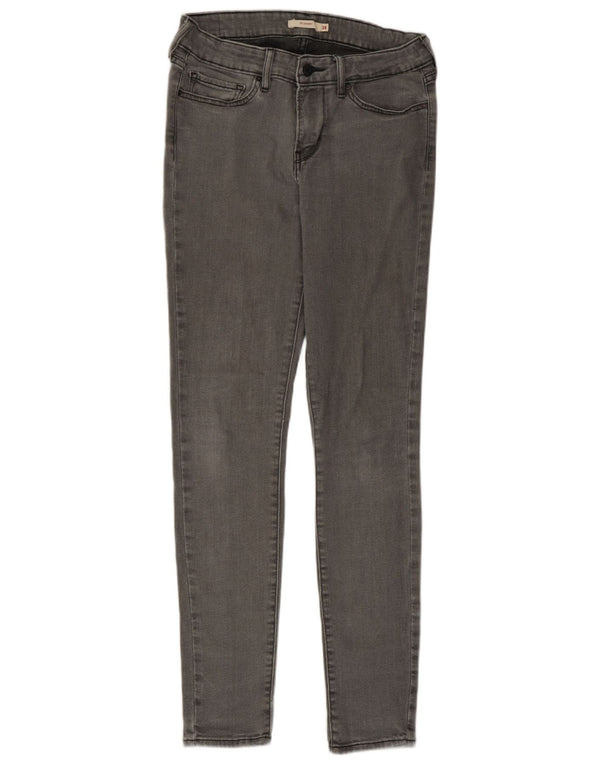 Женские джинсы скинни Levi's 711 W28 L29 Серые хлопковые